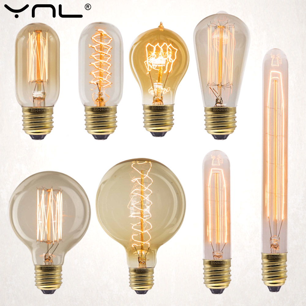 E27 Retro Edison Bulb 220V 40W – Cloth Pad Reusable Bewertung und Preis