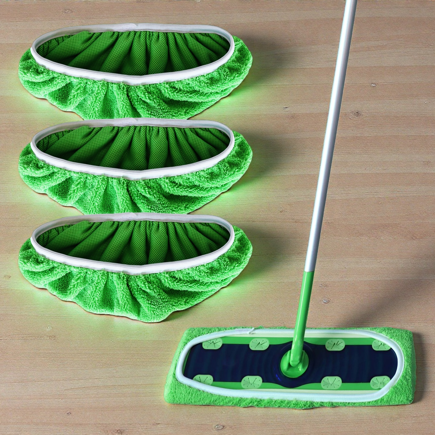 JINYUDOME 3Pcs Microfiber Mop – Cloth Pad Reusable Bewertung und Preis