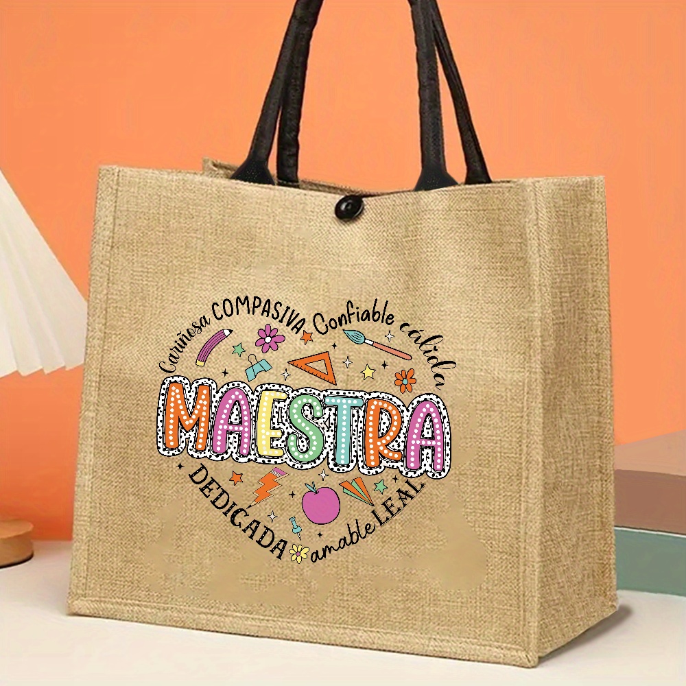 Funny Día Del Maestro De Españ – Linen Bag Bulk Bewertung und Preis