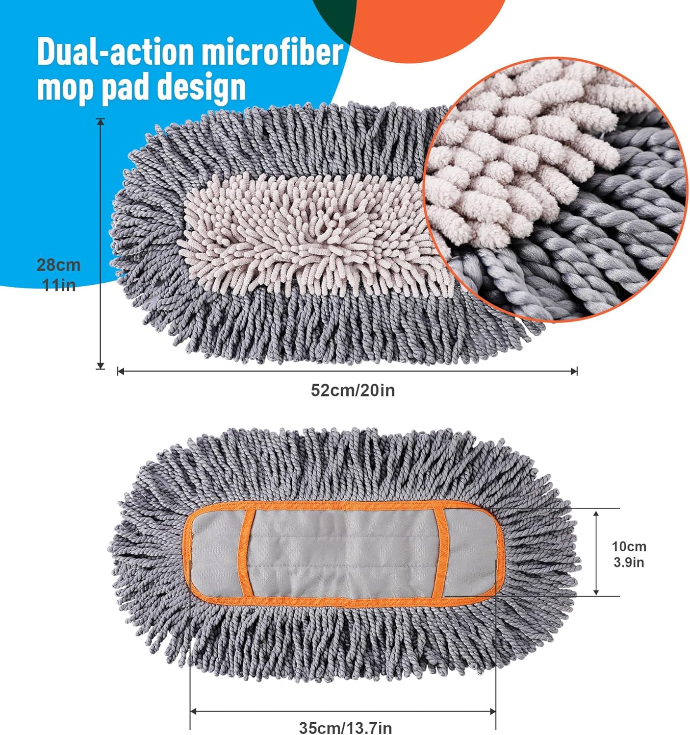Microfiber Dust Mop Replacemen – Cloth Pad Reusable Bewertung und Preis