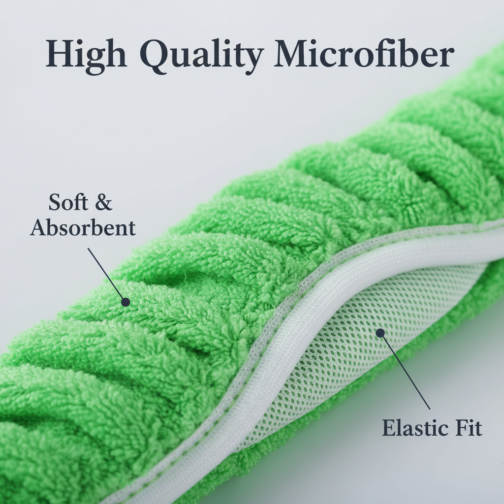 JINYUDOME 3Pcs Microfiber Mop  – Cloth Pad Reusable Bewertung und Preis