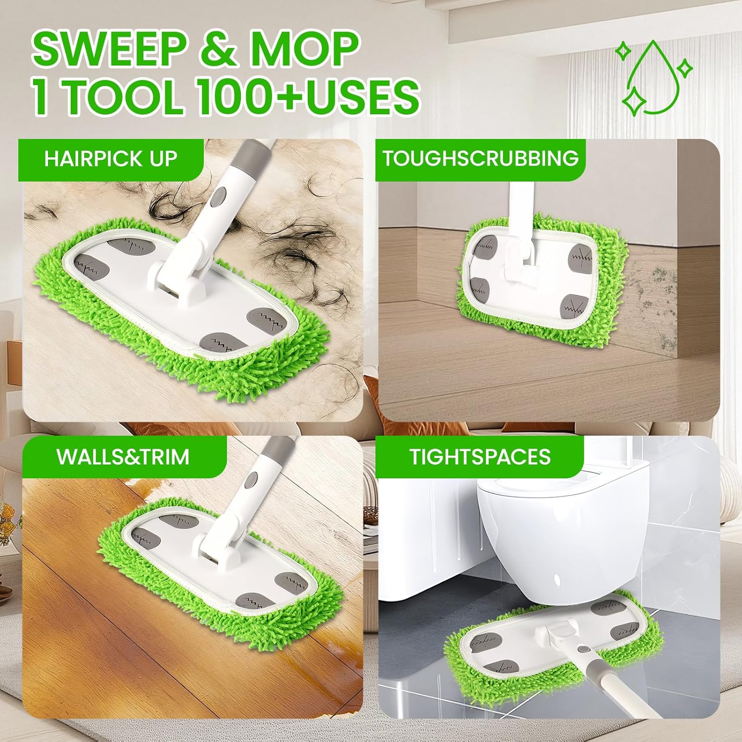 Reusable Microfiber Floor Mop  – Cloth Pad Reusable Bewertung und Preis