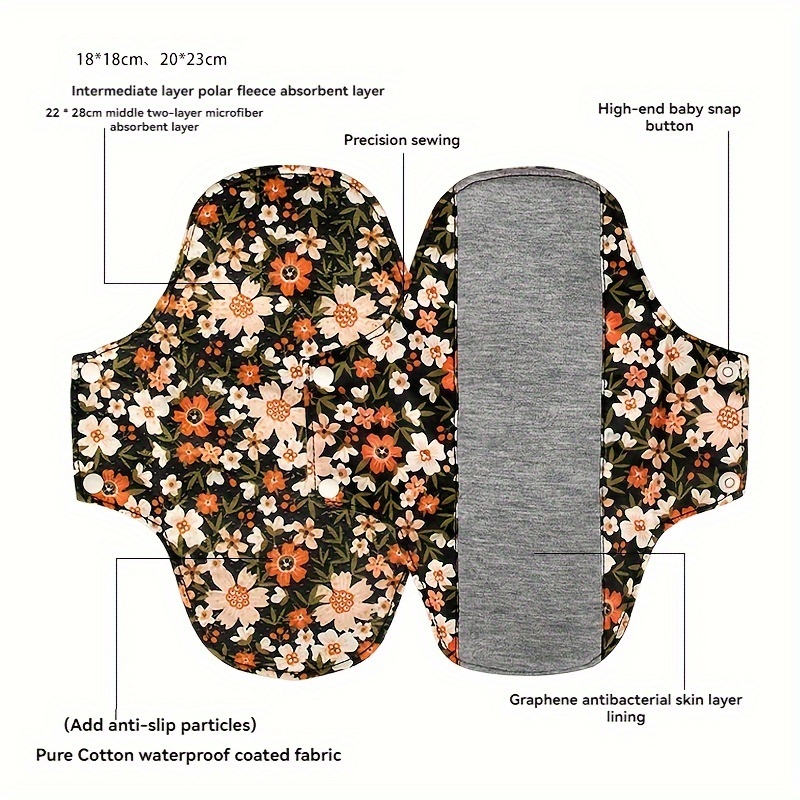 3PCS Anti-Slip Reusable Sanita – Cloth Pad Reusable Bewertung und Preis