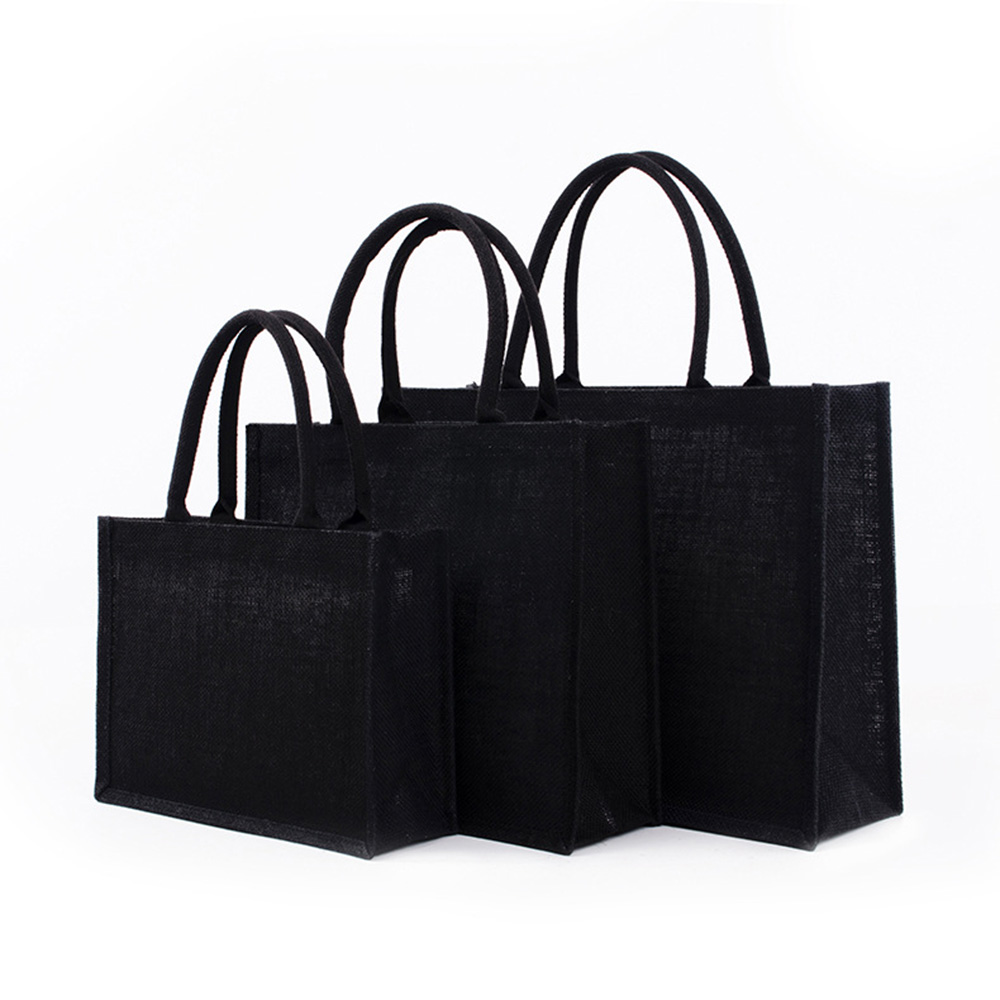 Vintage Linen Black Tote Bag f – Linen Bag Bulk Bewertung und Preis