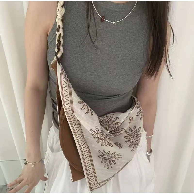 Bohemian Triangle Crossbody Ba – Linen Bag Bulk Bewertung und Preis