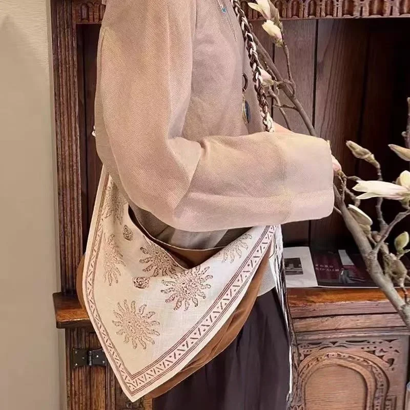 Bohemian Triangle Crossbody Ba – Linen Bag Bulk Bewertung und Preis
