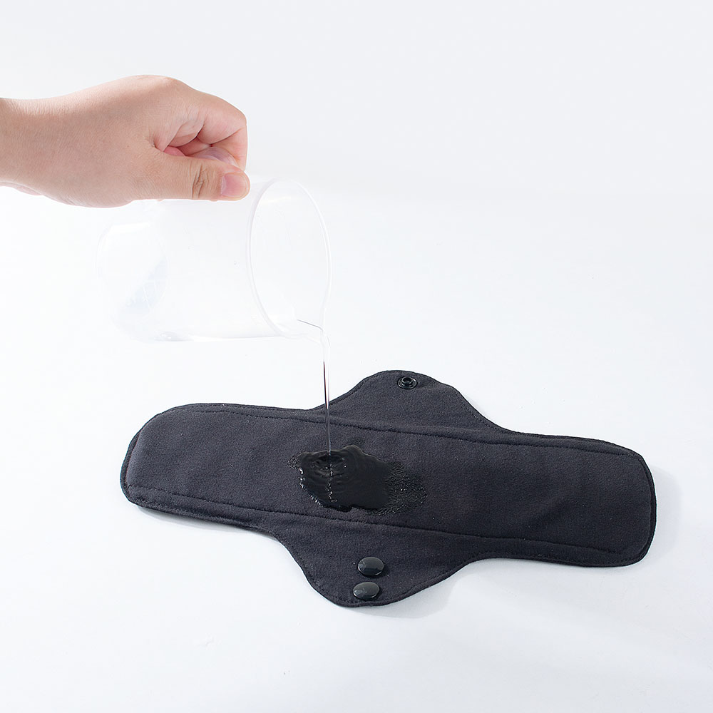 1pc Balck Pure Cotton Sanitary – Cloth Pad Reusable Bewertung und Preis