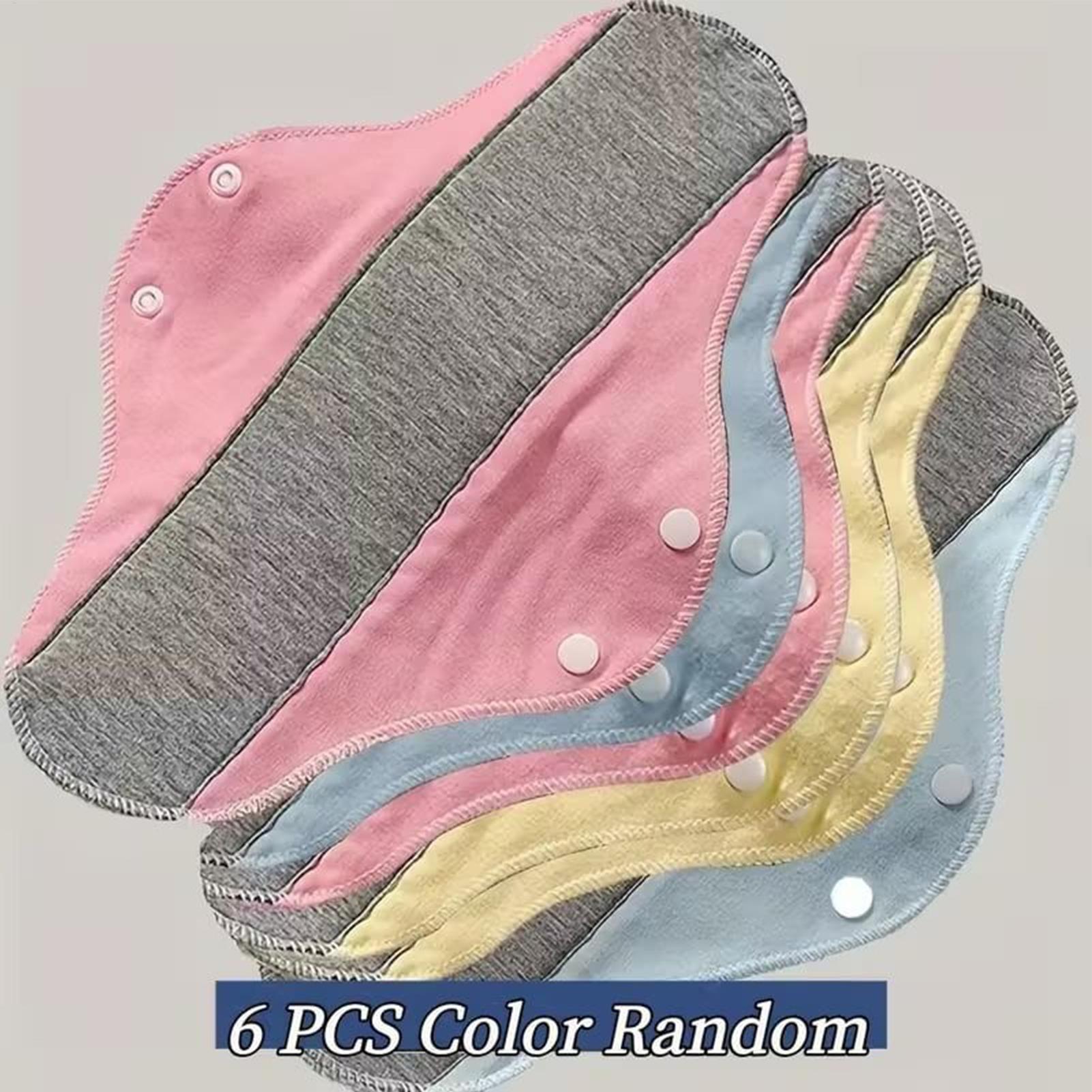 6PCs Washable Sanitary Pads Cl – Cloth Pad Reusable Bewertung und Preis
