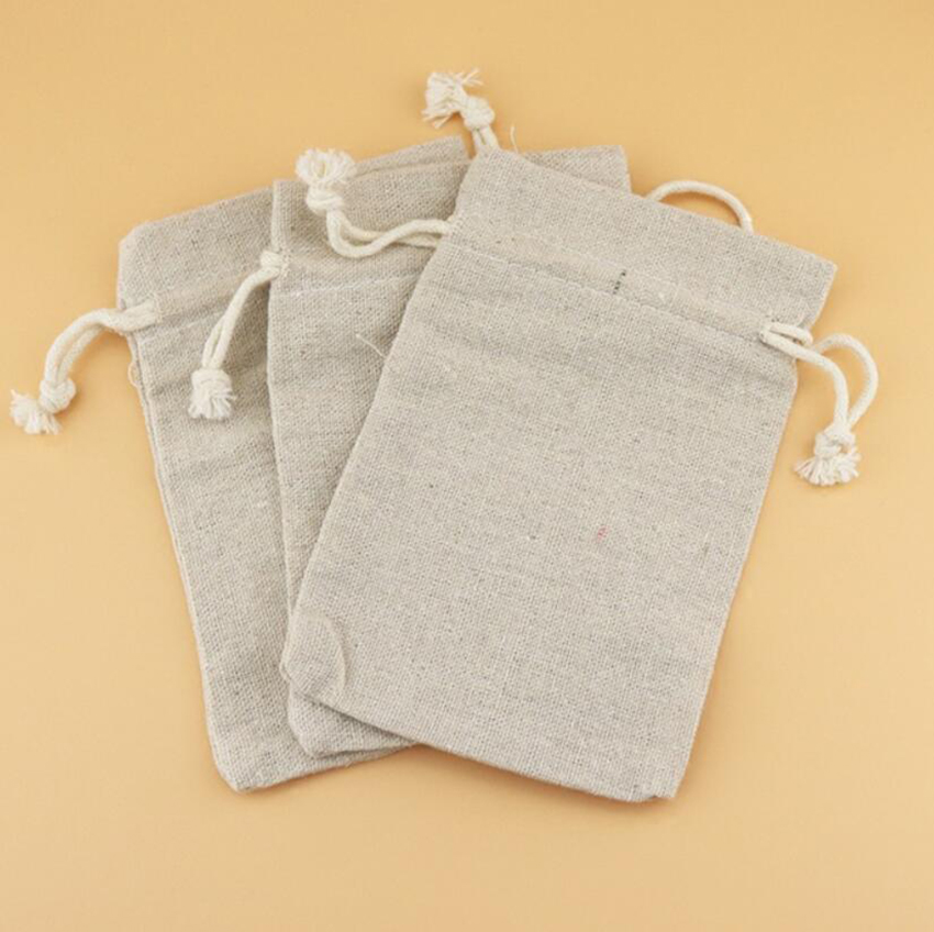 50PCS Linen Drawstring Bags Je – Linen Bag Bulk Bewertung und Preis