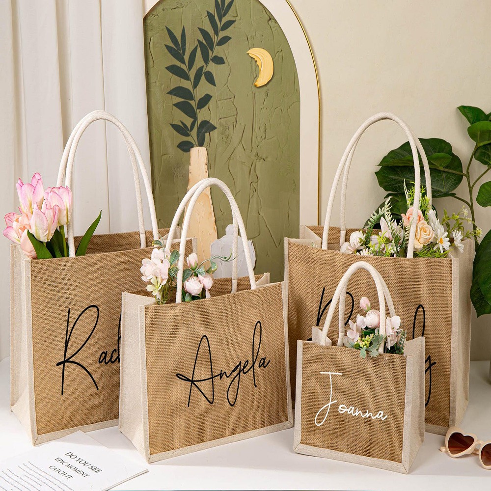 Eco Friendly Jute Tote Bag Per – Linen Bag Bulk Bewertung und Preis