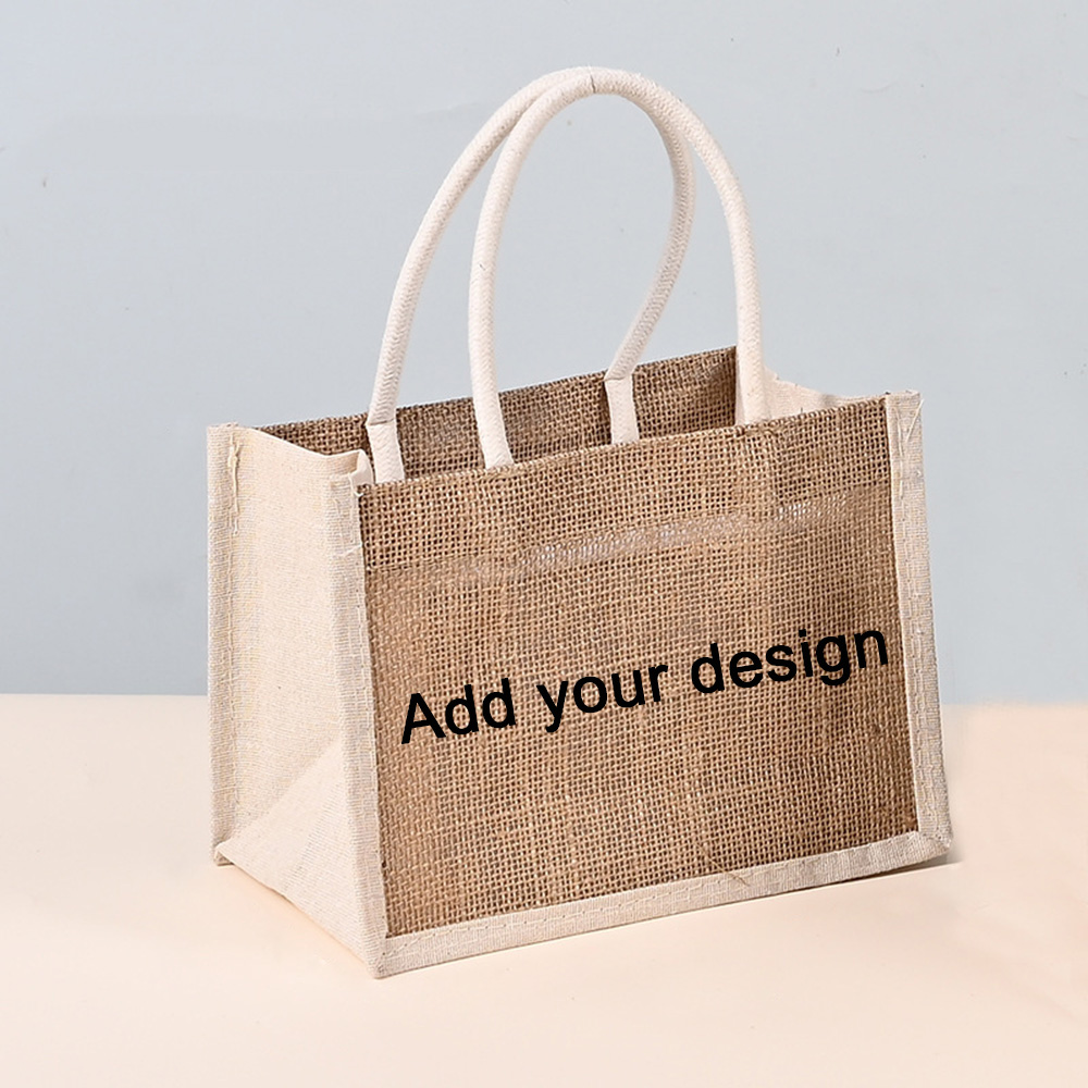 Eco Friendly Jute Tote Bag Per – Linen Bag Bulk Bewertung und Preis
