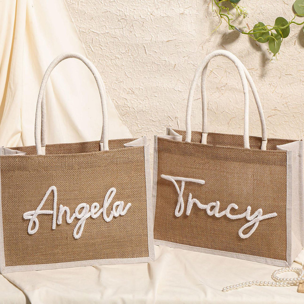 Eco Friendly Jute Tote Bag Per – Linen Bag Bulk Bewertung und Preis